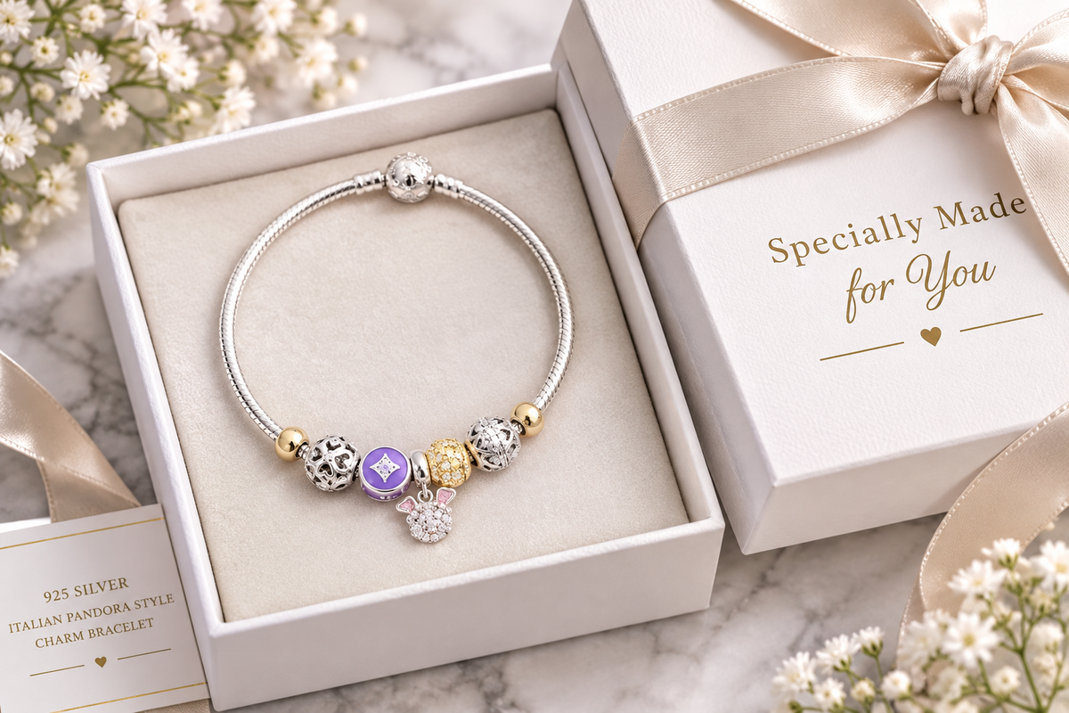 925 Silver Italian Pandora Girls Bracelet